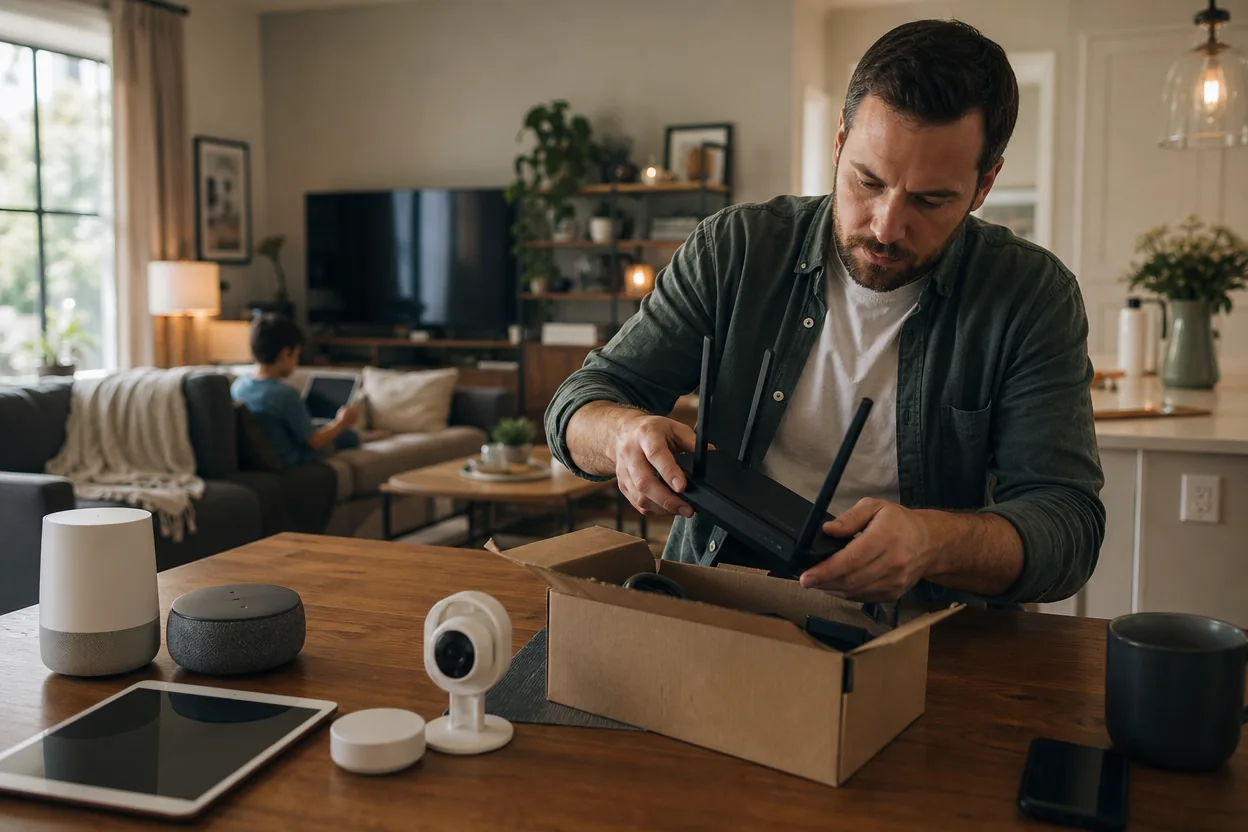 Home scene for Before Replacing Your Router: Keep Smart-Home Devices Connected
