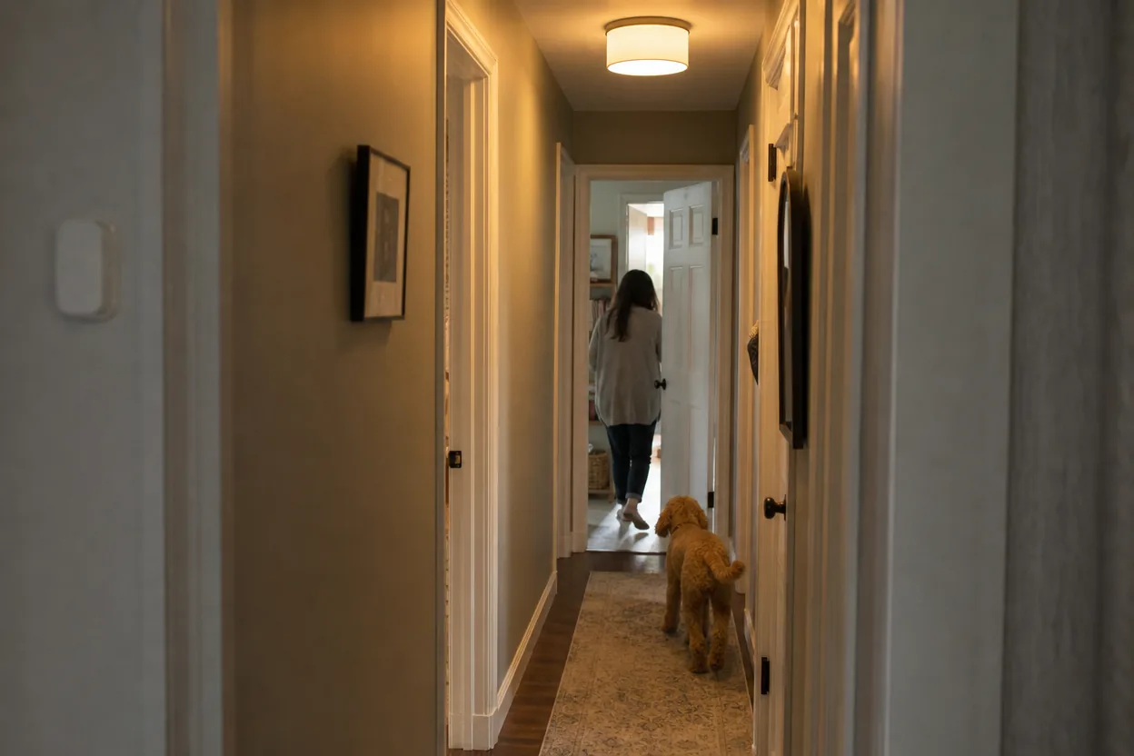 Home scene for A Practical Smart-Light Setup for a Dark Hallway