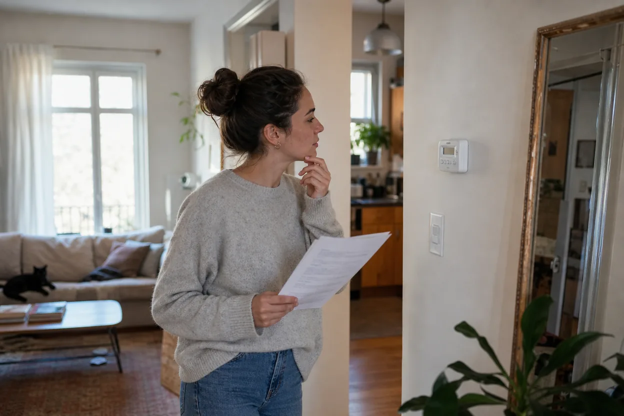 Home scene for Installing a Smart Thermostat in a Rental: Permission and Reversibility